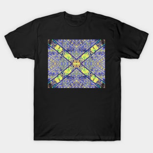 Fijian Tapa Cloth 82 by Hypersphere T-Shirt